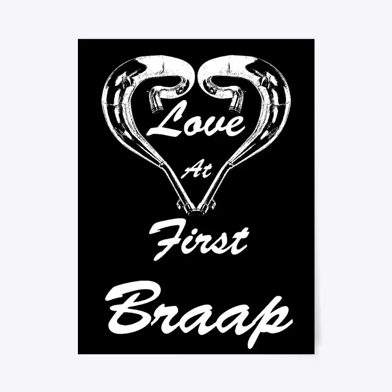 Love At First BRAAAAAAAAAP - White Print